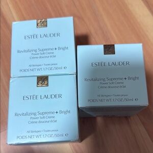 Estee Lauder Revitalizing Supreme+ Bright Power Soft Creme - Blue X3pcs